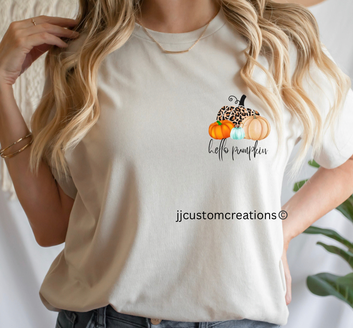 Hello Pumpkin Shirt | Fall