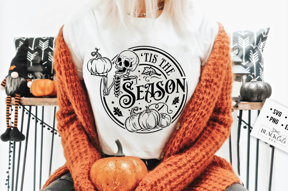 Tis The Season Skull Shirt | Halloween